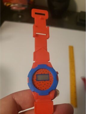 Spiderman Looking 1980s Watch